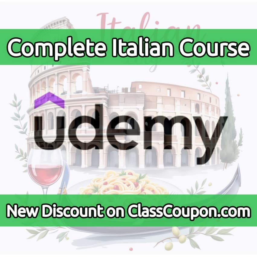 Complete Italian Course: Learn Italian for Beginners — Udemy Coupon (2026)
