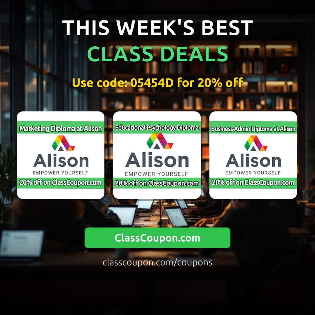Best Online Class Coupons & Deals — Week of March 29, 2026 Best Class Coupons — Week of March 29, 2026