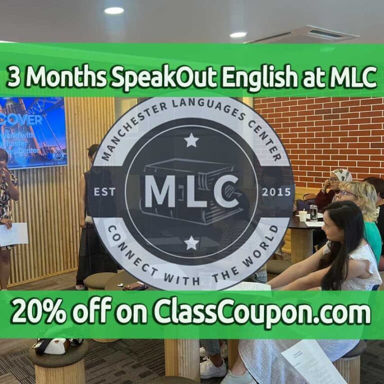 MLC English SpeakOut Weekdays, 3 Months for RM 2,440