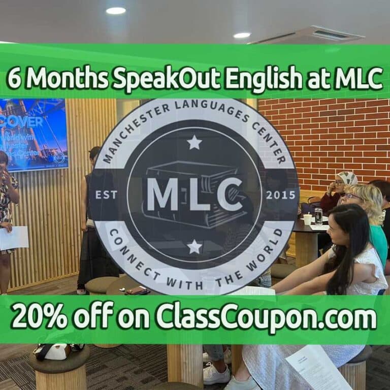 MLC English SpeakOut Weekdays, 6 Months for RM 4,500