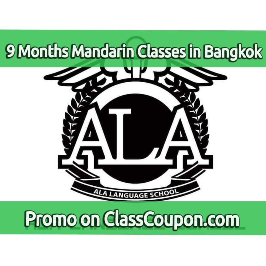 9 Meses de Clases de Chino Mandarín con Visado por 46k THB en ALA