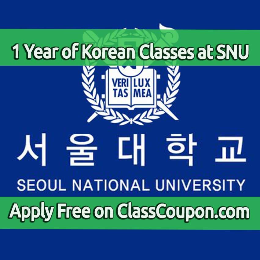 Study Korean at Seoul National University for 1 Year