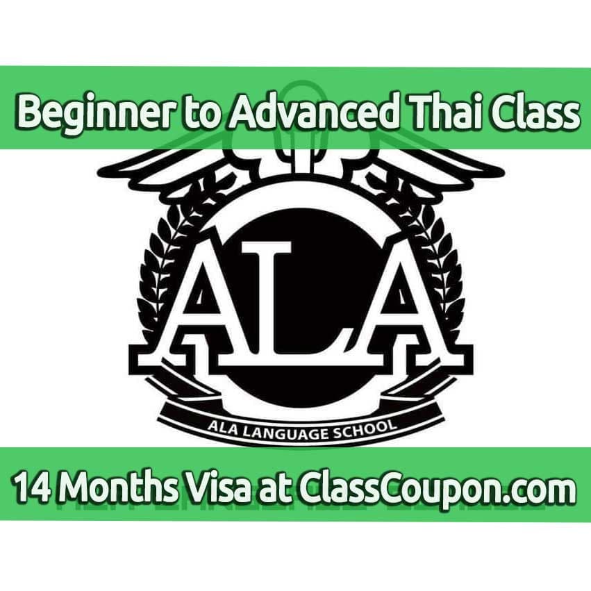Study Thai language at ALA Language School in Bangkok, Thailand for 14 months and get a long-term visa while studying there