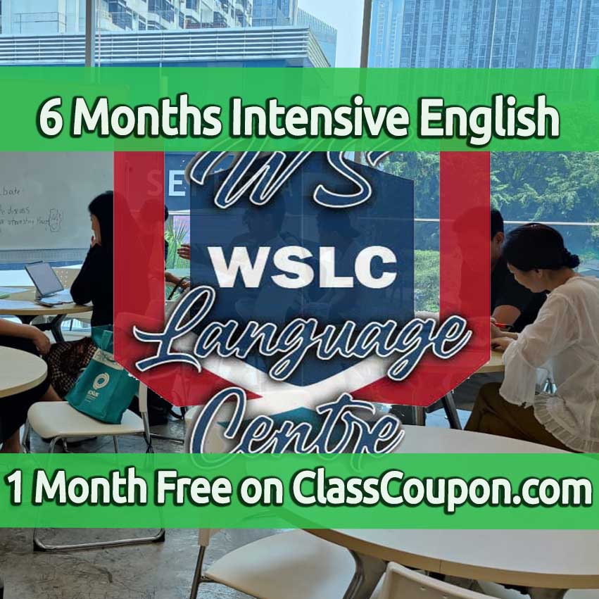WS Language Centre in Bukit Bintang, Kuala Lumpur, offers an exciting promotion for their Intensive English Program (IEP). When you register for 5 months, you receive an additional month free