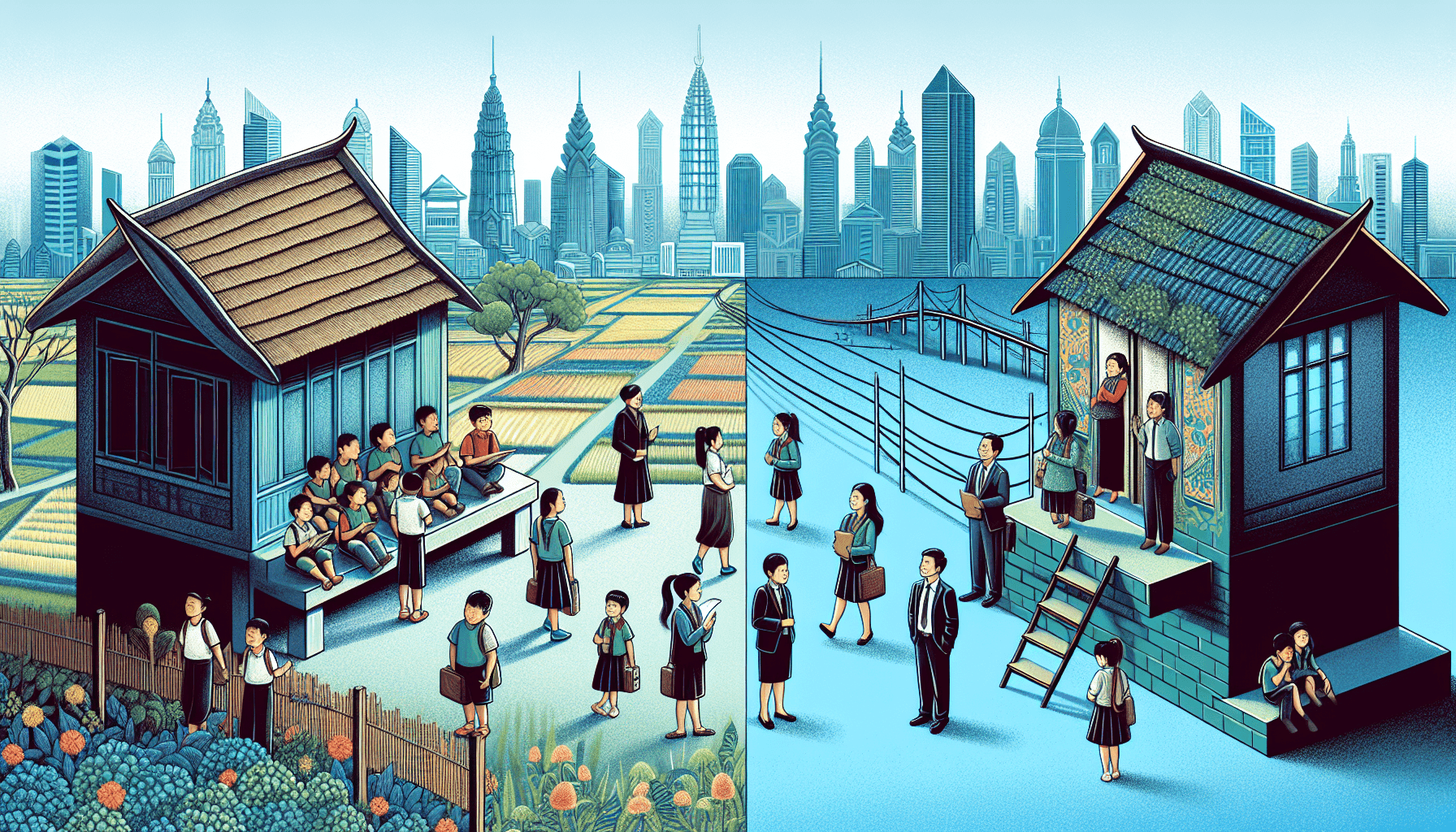 Education inequality in Asia - bridging the urban-rural divide