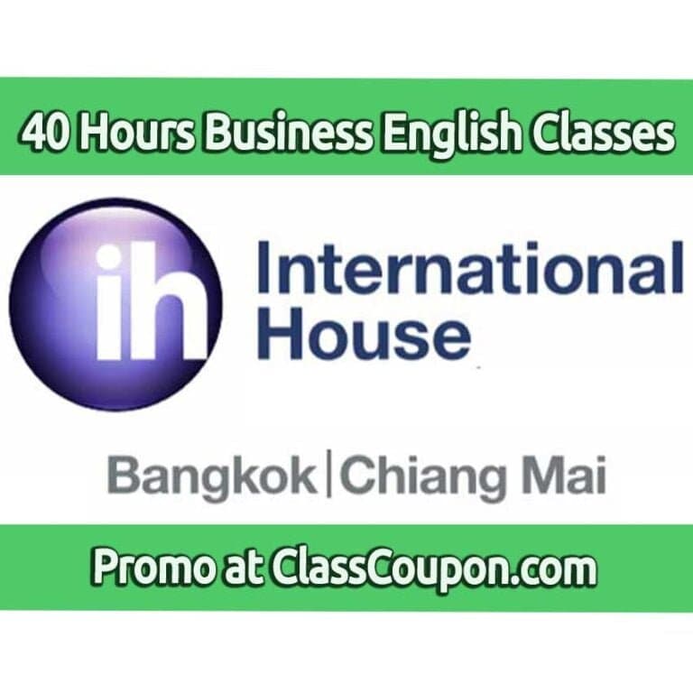 40 Hours Business English Lessons for 26,000 THB at IH Bangkok