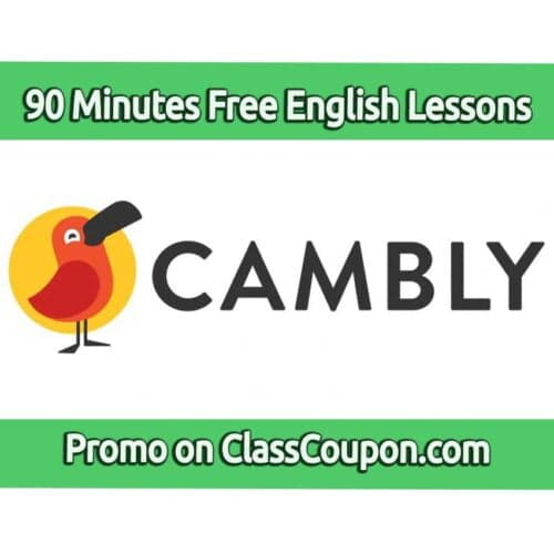 90 Minutes Free Private English Lessons on Cambly