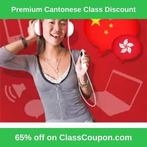 Cantonese Class 101 65% Discount for Main Memberships