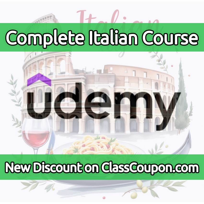 Complete Italian Course: Learn Italian for Beginners — Udemy Coupon (2026)