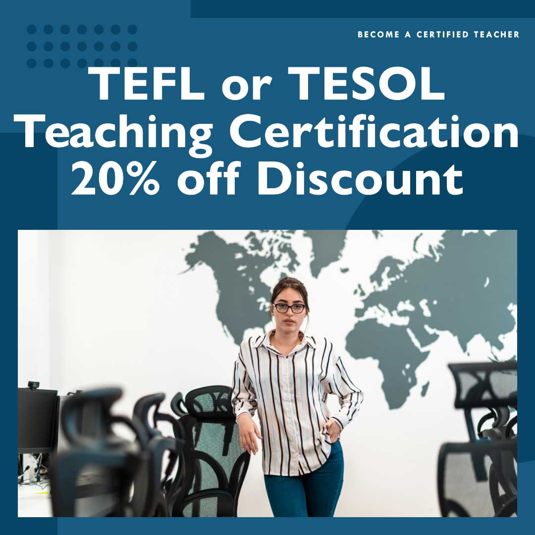TEFL teaching certification for studying abroad in any country