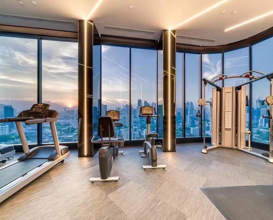 Bangkok condo gym amenity