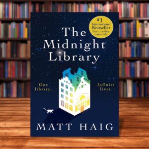 "The Midnight Library" by Matt Haig is a compelling novel that explores the vast landscape of human emotions and possibilities through the eyes of its protagonist, Nora Seed. Nora finds herself in a mysterious library that exists between life and death—a metaphysical place where each book represents a different life she could have lived had she made different choices. This library, overseen by Mrs. Elm, the librarian, serves as a crossroads of what-ifs, where Nora can explore her regrets and the outcomes of alternative decisions.